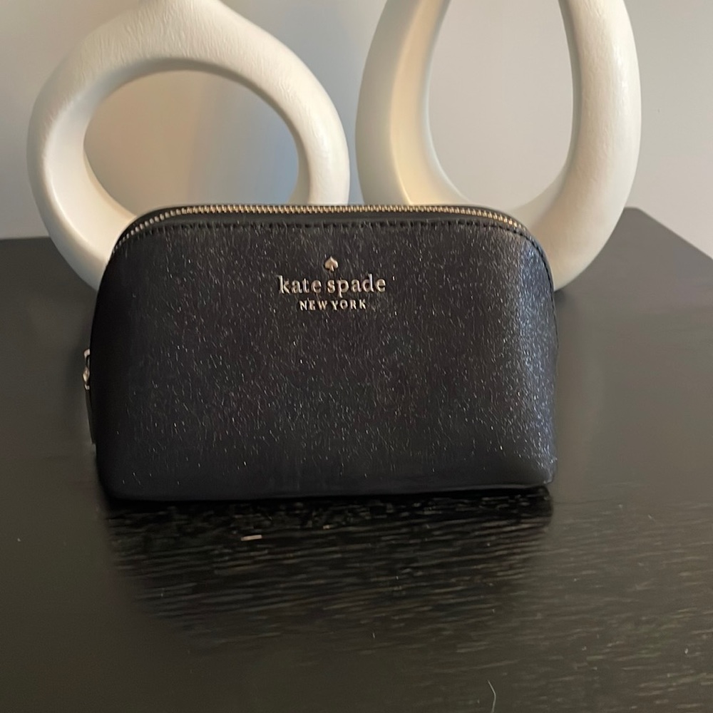 Kate spade sparkle cosmetic bag